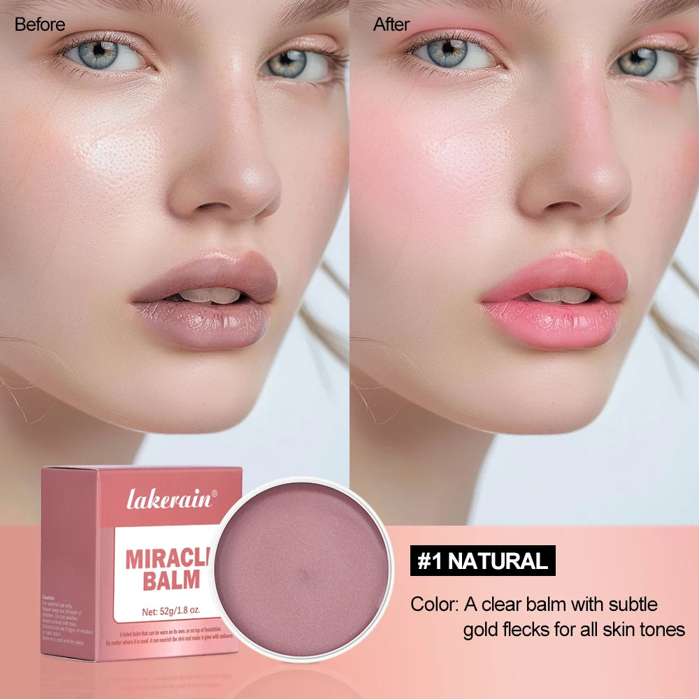 Miracle Glow Balm Blush – Multi-Use Cream Blush, 4 Shades Cream Blush Balm Oasis Select
