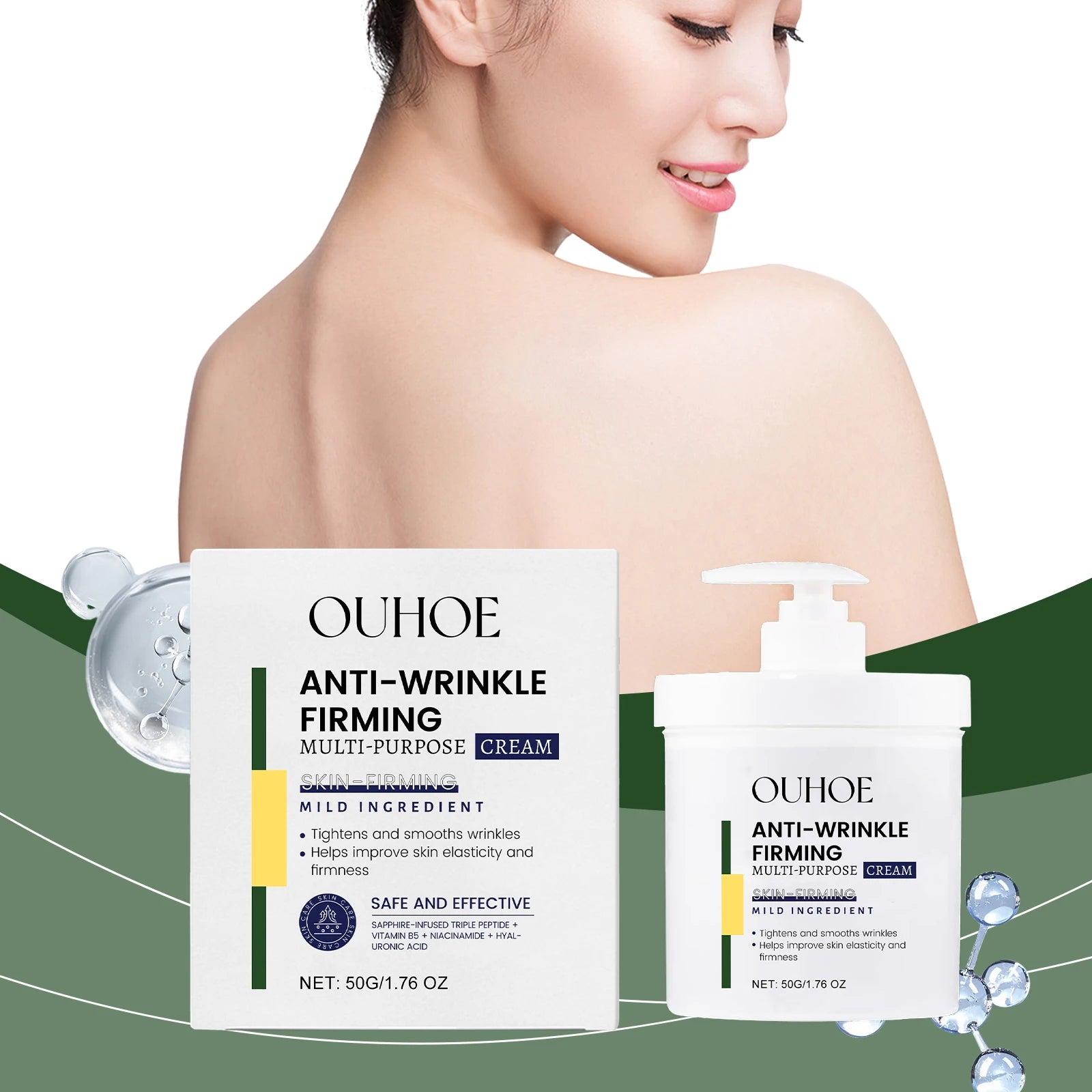Face Firming Cream Tightening Skin Anti Wrin-kle Nourish Hydrating Tender Skin Lifting Soothing Repair Body Lotion Moisturizer Oasis Select