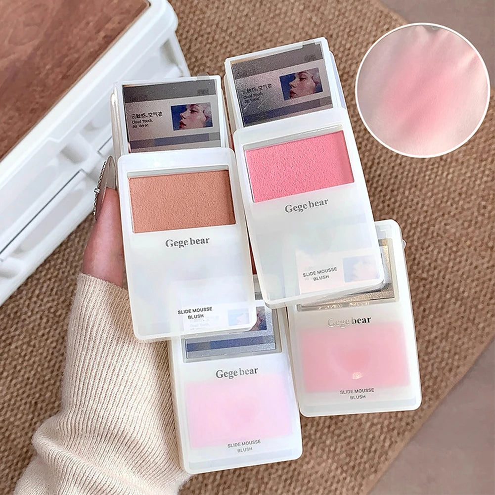 Floral Single Blush Low Saturation Matte Silky Texture Waterproof Sweatproof Long Lasting Daily Date Makeup Oasis Select