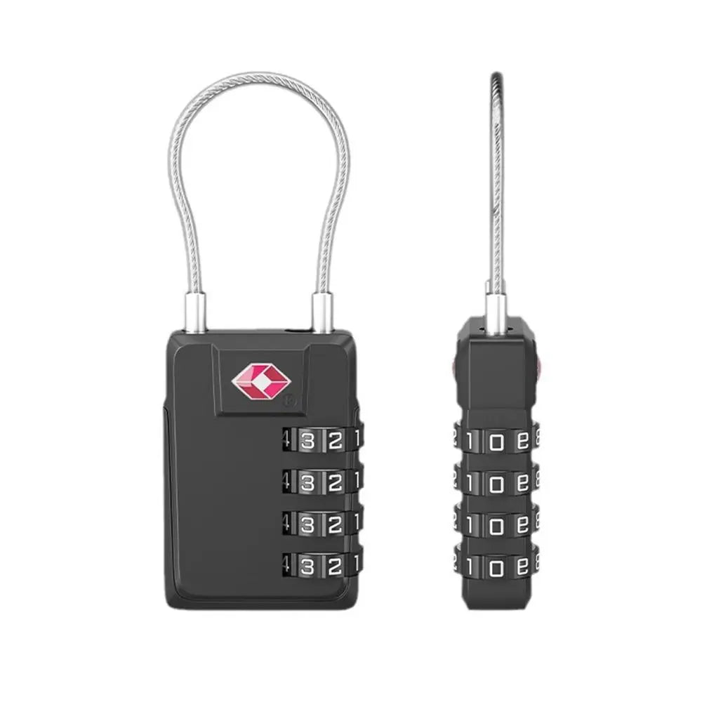 TSA 4-Digit Combination Lock – Zinc Alloy Travel Padlock