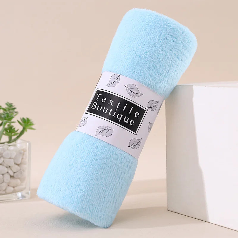 1pcs Simple Absorbent Quick Drying Bath Towel Sets Soft Adults Face Hand Towels Bathroom Microfiber Comefor Swim Bath Towels Oasis Select blue