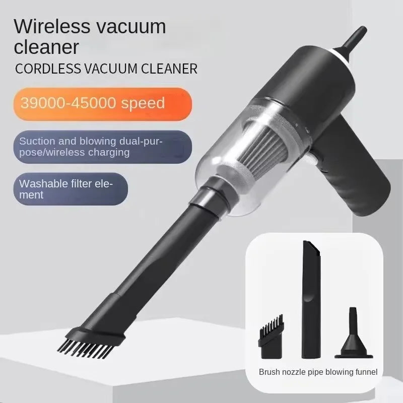 Portable Small Vacuum Cleaner For Multi Purpose Vehicles Small Household Pump Handheld Car Vacuum Cleaner Oasis Select black