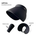 Womens Outdoor Wide Brim Sun Hat Breathable Foldable Summer Beach Hat UV Protection Fishing Hiking Cap Driving Sunshade Hat Oasis Select one size A
