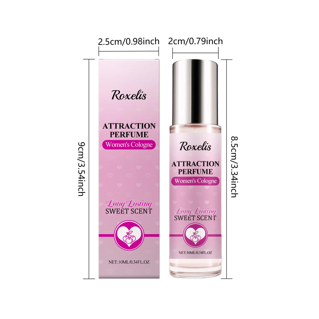 10ML Unisex Sweet Cheery Cologne Roller Long Lasting Natural Fragrance Fruity Scent Improve Self Confidence Portable Perfume Oasis Select