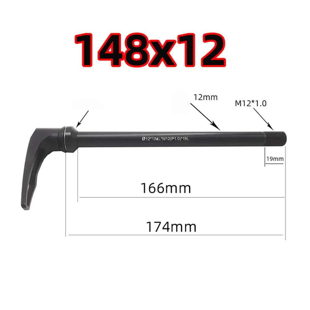 Aluminum Alloy Bicycle Thru Axle Lever 100/142/148x12mm Bicycle Accessories Parts Bicycle Quick Release Cycling Oasis Select 148X12mm