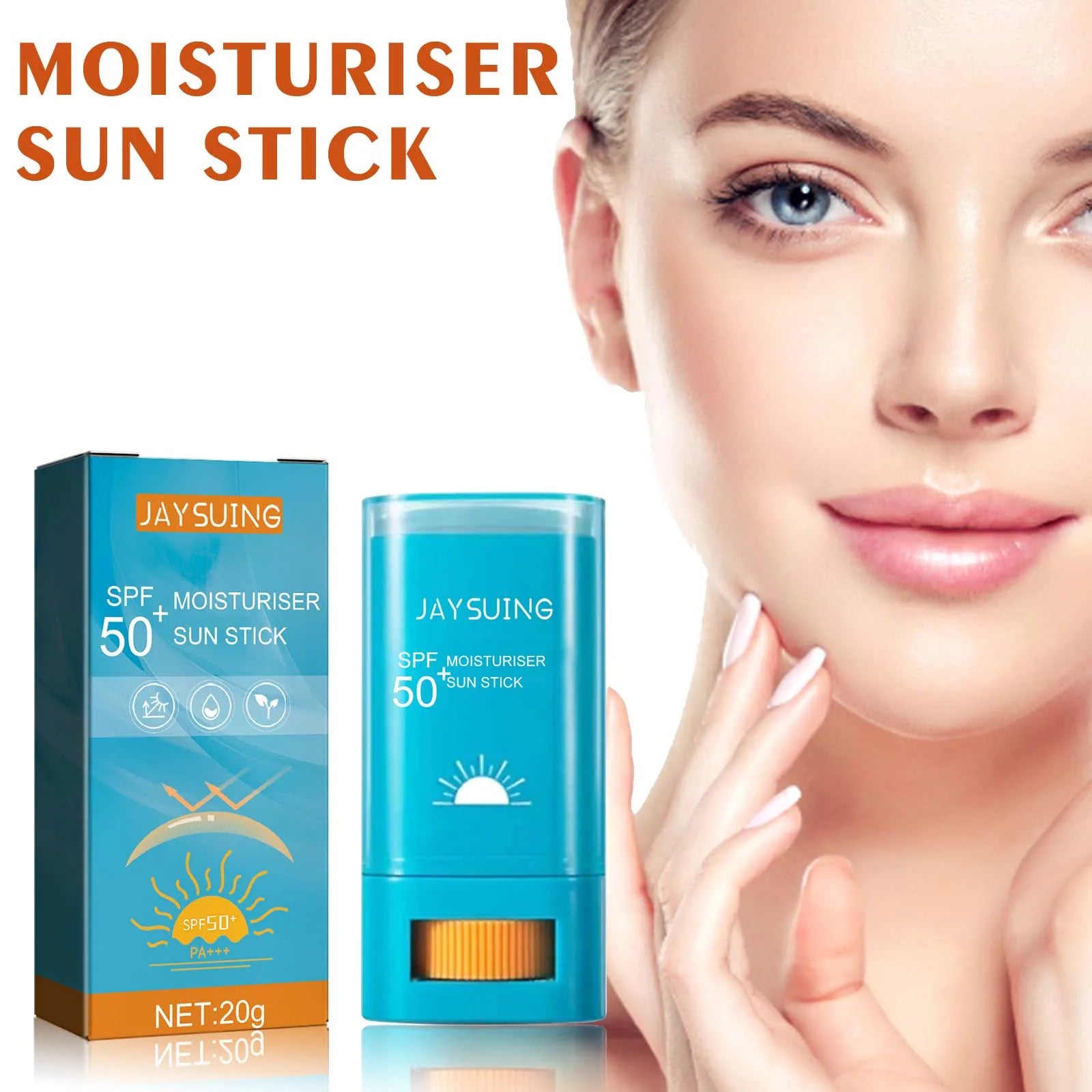 Body Sunscreen Cream Stick Spf50 Antioxidant Prevent Sunburn Moisturizing Skin Sweatproof Brightening Resist UV Rays Serum Stick Oasis Select