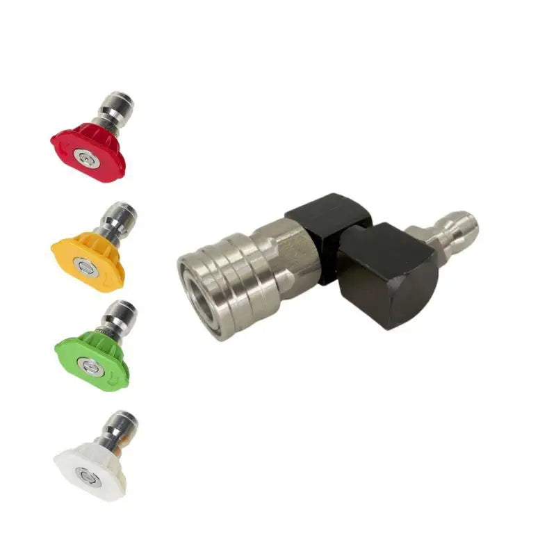 "360-Degree Spinning Pressure Washer Gun Fitting, 1/4" Quick Connection for Car Wash - Waterproof, Water-Efficient Oasis Select B6