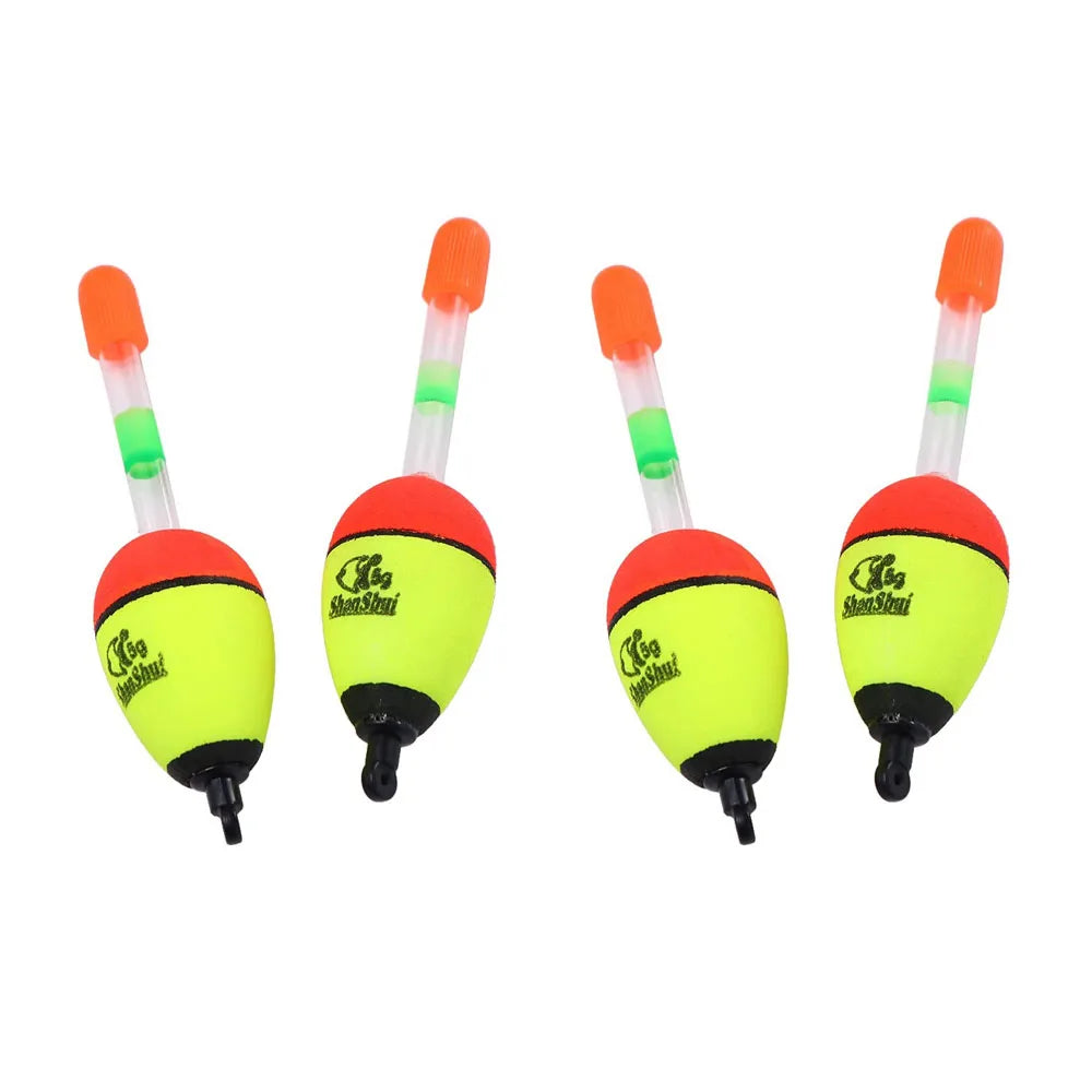 2/4/8Pcs EVA Float Fish Bait Luminous Rock Fishing Sea Fishing Foam Float Float Light Stick Fishing Float Fishing Bobber Oasis Select 5g 4pcs