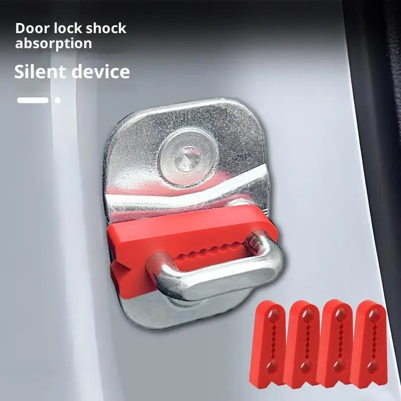 4Pcs Car Door Lock Buffer Pads – Quiet Close for Audi A1 A3 Q2 Q3