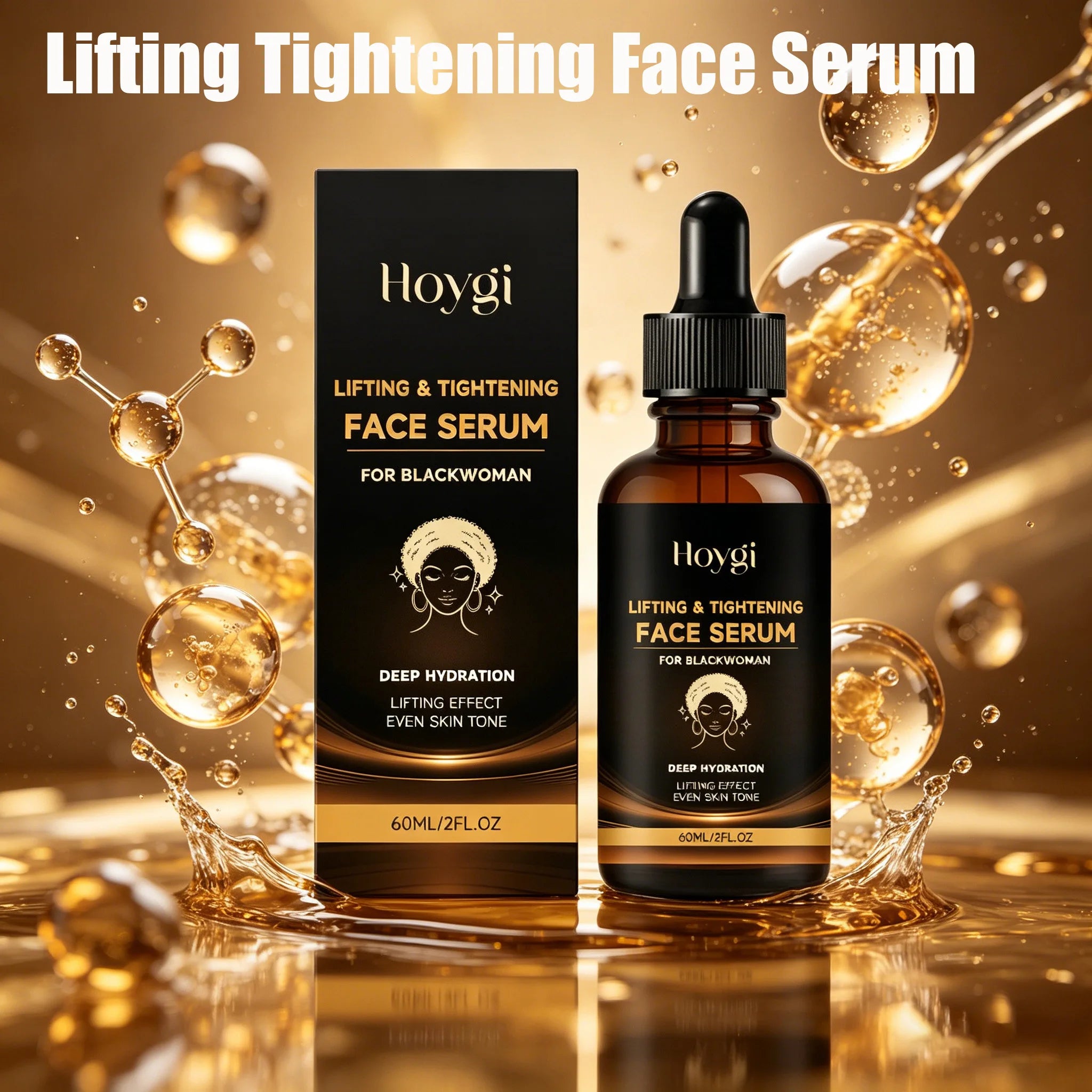 Lifting Tightening Face Serum Brightening Niacinamide & Hyaluronic Acid Collagen Hydrating Serum Daily Firming Skincare Moistur Oasis Select