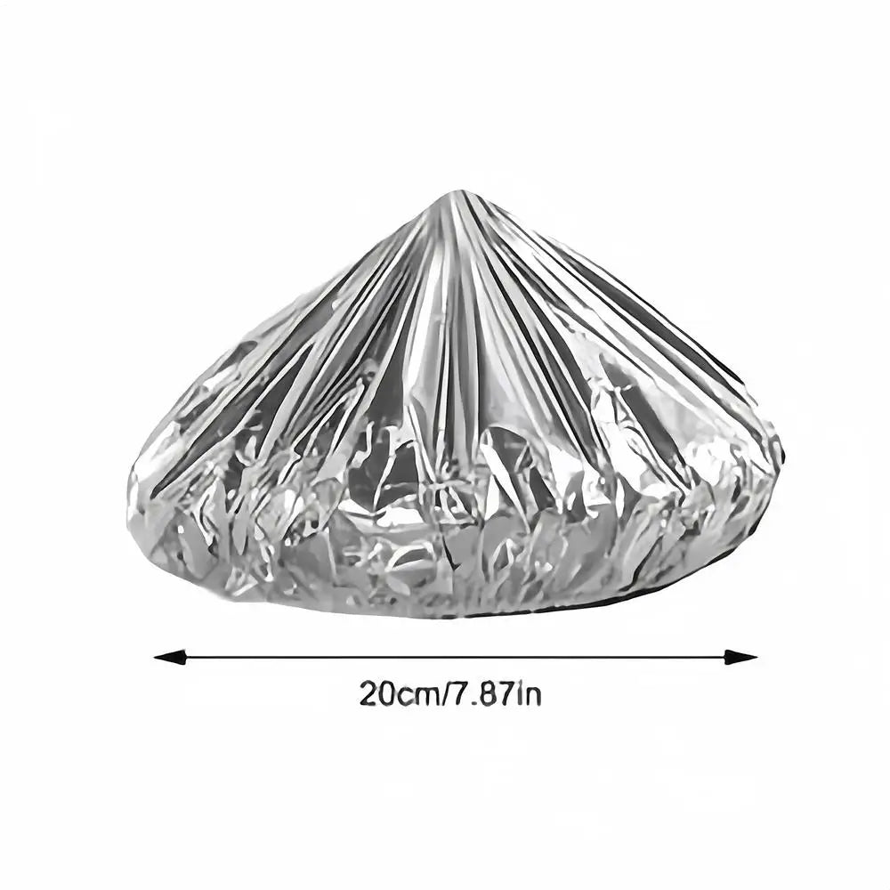 Food Covers Stretch Reusable Fresh Keeping 10 Pieces Food Containers Elastic Bowl Covers for Home Kitchen BBQ Picnic Party Oasis Select Silver