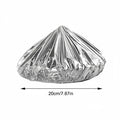 Food Covers Stretch Reusable Fresh Keeping 10 Pieces Food Containers Elastic Bowl Covers for Home Kitchen BBQ Picnic Party Oasis Select Silver