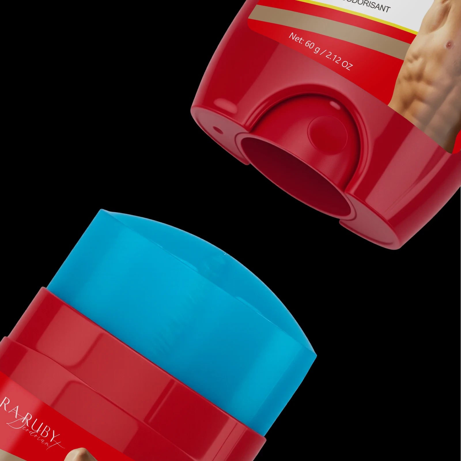 FLORA RUBY Deodorant Men，Body Odor RemoveCream，Aluminum Free，High Endurance，Sweat Defense And Odor Protection，Portable Oasis Select