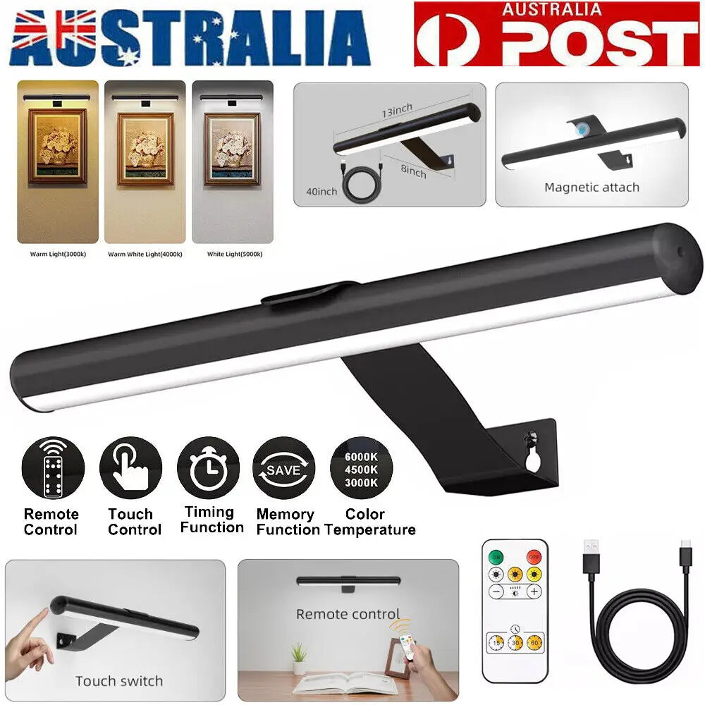 Wireless Rechargeable LED Picture Light 4000mAh + Remote Control