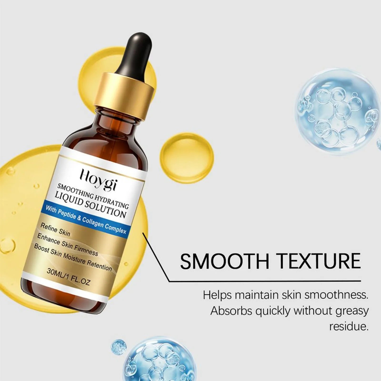 30ml Peptide Collagen Serum Face Lifting Firming Reduce Fine Lines Deep Moisturizing Smoothing Hydrating Essence Skin Care Oasis Select