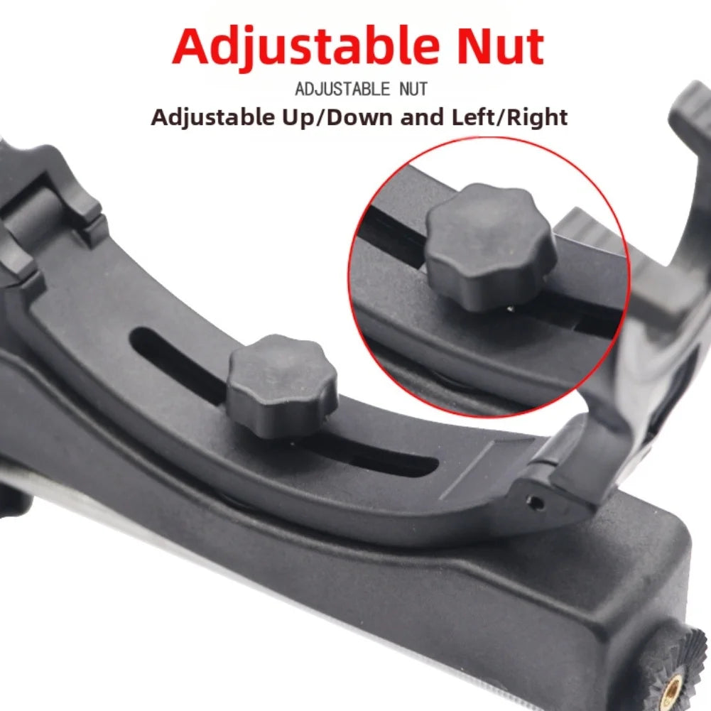Fishing Rod Holder with 360 Degree Rotation and Tilt Adjustment Portable Clamp Locks Rods Securely on Boats Kayaks and Docks Oasis Select