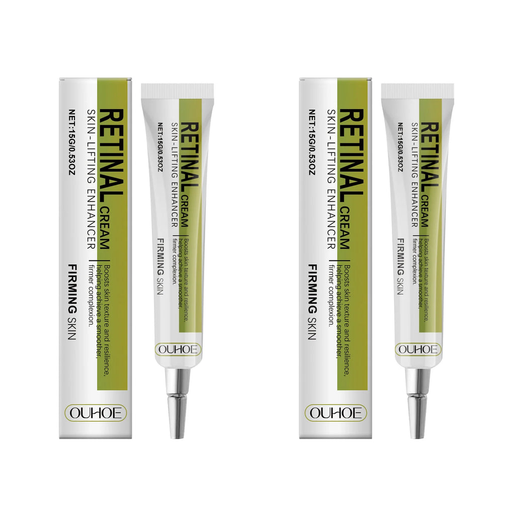 Retinol Cream Smoothing Wrinkle Firming Hydrating Barrier Support Radiant Fade Fine Lines Moisturizing Tightening Face Cream Oasis Select 2 x 15g Boxed
