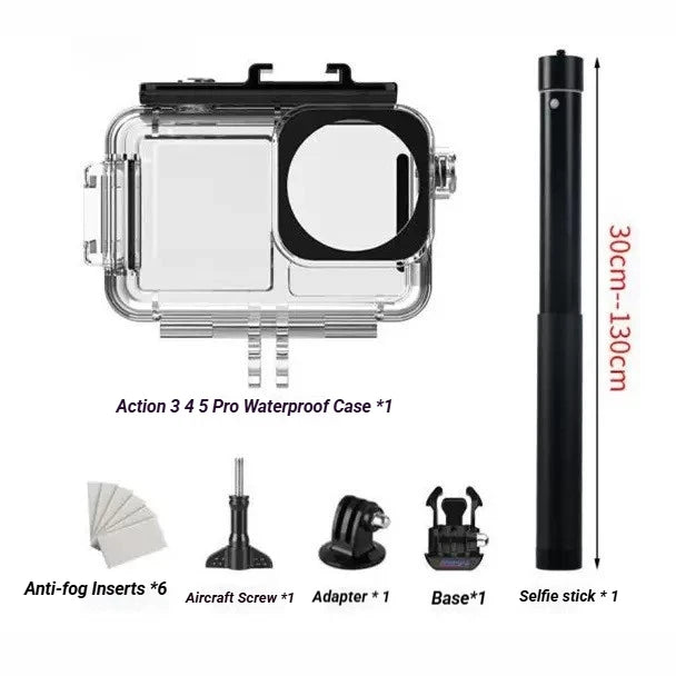 DJI OSMO Action 3/4/5 Pro 40M Waterproof Diving Housing Case