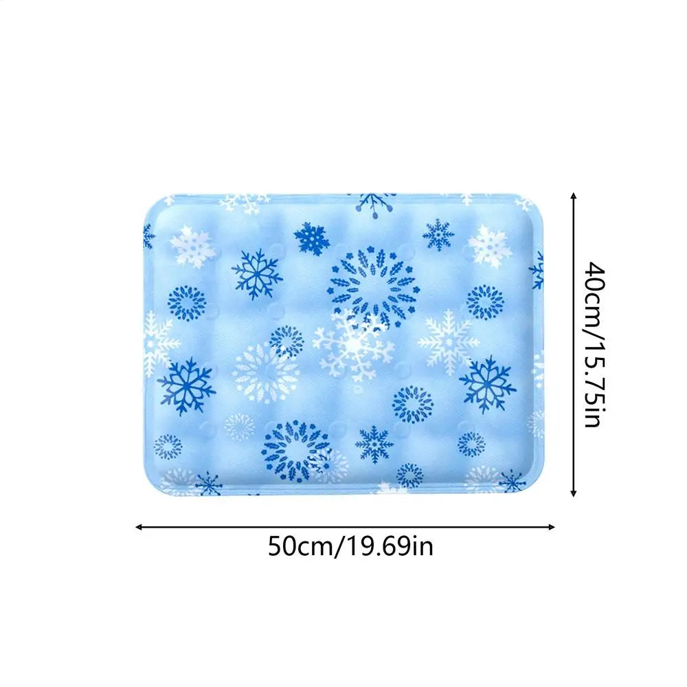 Pet Dogs Cat Summer Cooling Pad Mat Washable Foldable Puppy Big Dog Ice Cooling Bed Mattress Cool Mascotas Cushion Blanket