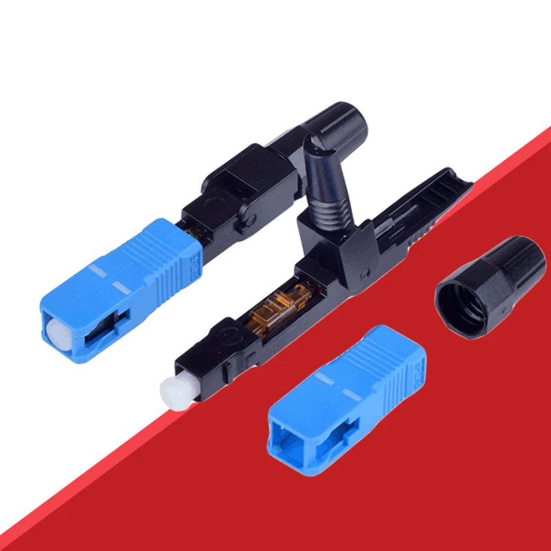 10pcs Single-Mode Fiber Optic SC/UPC Quick Fast Field Assembly Connector Cable Oasis Select