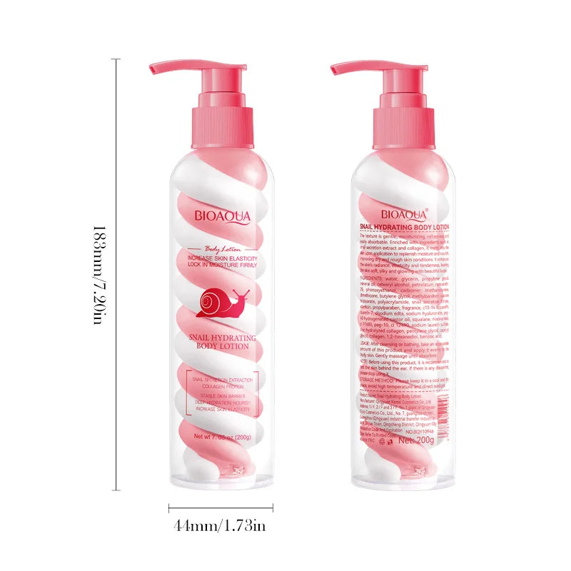 Marshmallow Body Lotion Snail Moisturizing Autumn and Winter Moisturizing Refreshing and Non-greasy Body Lotion 200ml Oasis Select