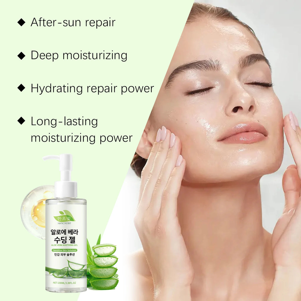 Hanchobit Aloe Vera Soothing Gel – Deep Hydration Moisturizer Aloe Vera Gel Oasis Select