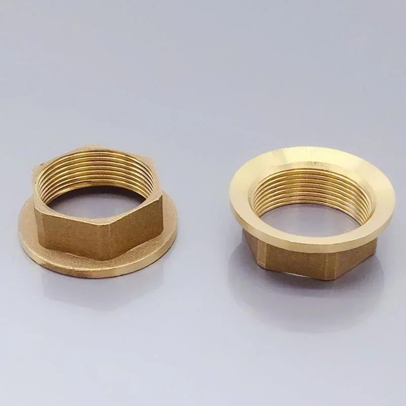 Copper Kitchen Sink Cold Hot Faucet Accessories Base Fixed Foot Screw Nut Water Tap Pipe Connector for Bathroom Kitchen Hardware Oasis Select