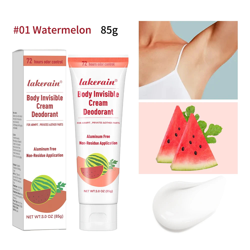 Lakerain Fruit Deodorant Cream – Blueberry & Strawberry, 85g
