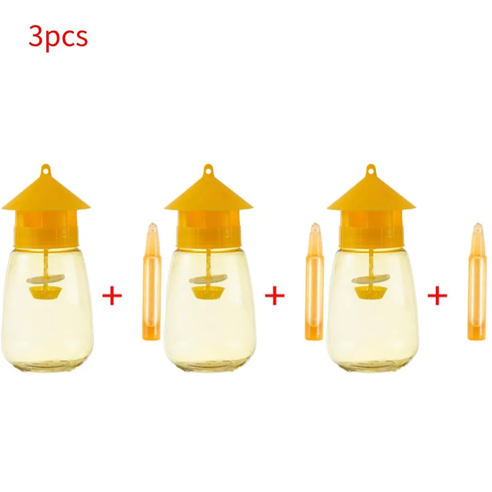 Trap Fruit Stalls Melon Fruit Insects Fruit Fly Bee Armyworm Attract Trap Agent it Fly Killer Catcher Orchard Insect Trap Oasis Select 3pcs