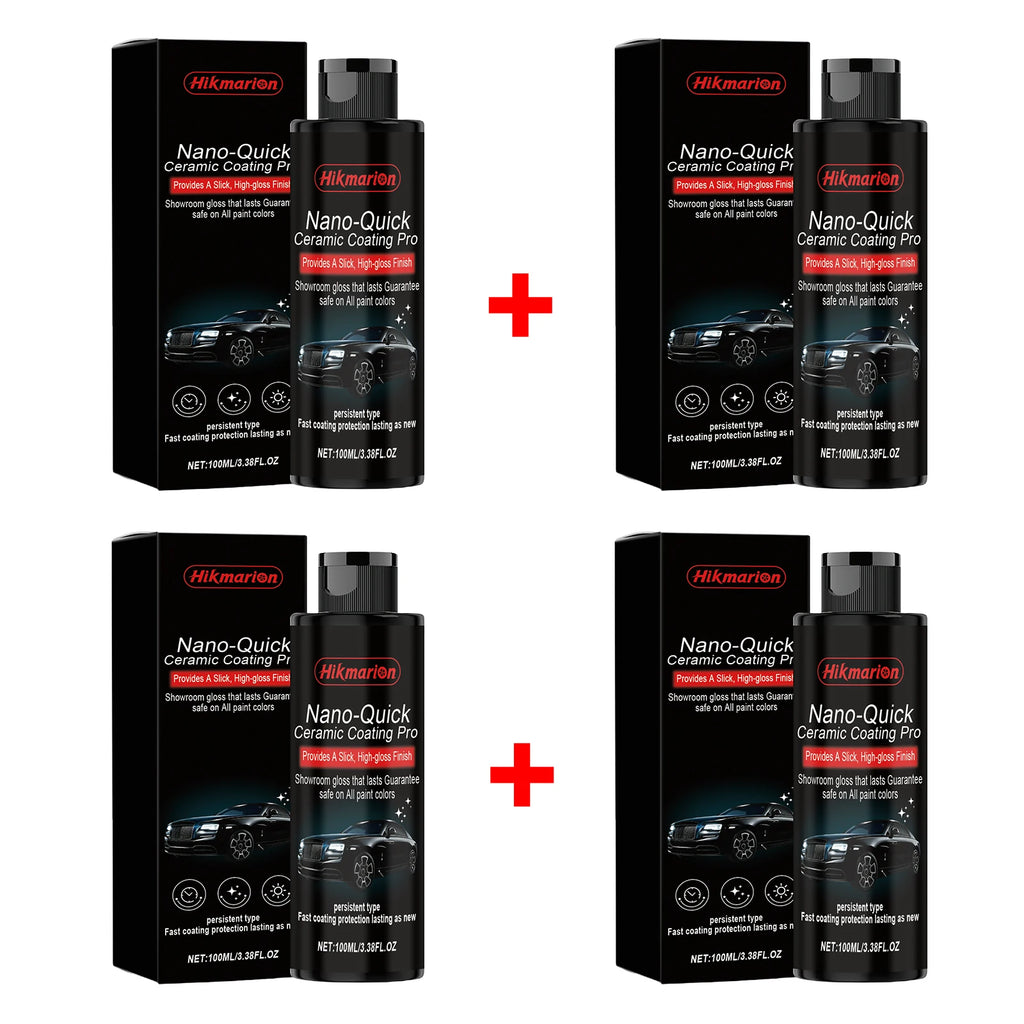 Nano Ceramic Car Coating Liquid Polish for Automotive Surface Coating Restore Shine Long Lasting Gloss Paint Protection Car Care Oasis Select 4pcs