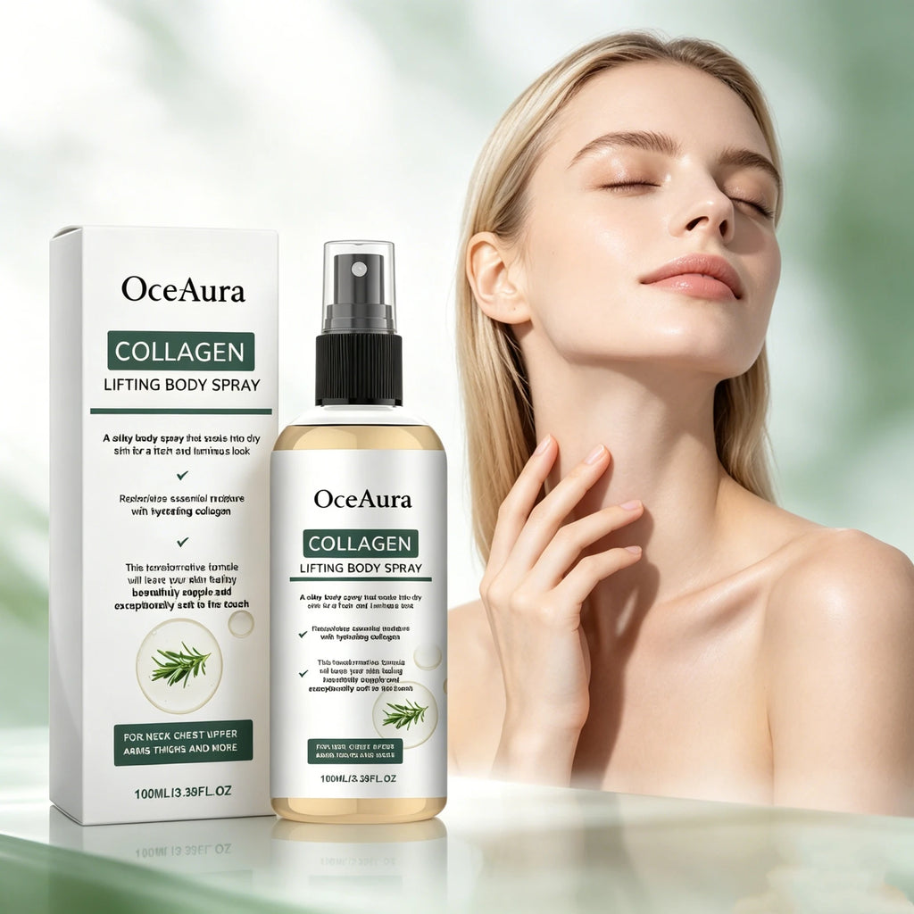 Smoothing Moisturizing Body Spray Collagen Infused Soothe Dry Skin Fast Absorbing Lasting Skin Care Hydrating Lifting Body Spray Oasis Select