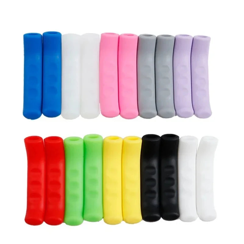 1/2Pair Bicycle Brake Handle Protection Cover Mountain Road Bike Brake Lever Protection Anti Slip Gel Sleeve Cycling Accessories Oasis Select