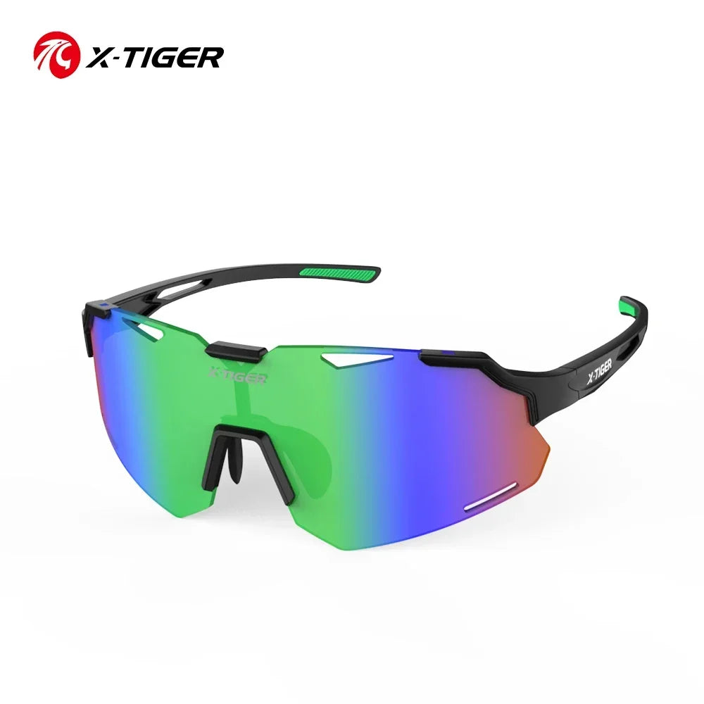 X-TIGER Children's Cycling Glasses UV400 Protection TR90 Ultralight MTB Bike Outdoor Sports Sunglasses Windproof Sun Visor Oasis Select X-CYJ-MSD01 MULTI