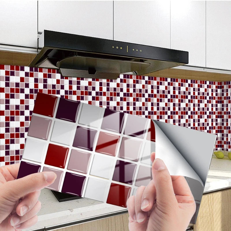 Wall Stickers Home Renovation Crystal Tiles Self-adhesive Flooring