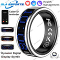 Smart Ring LED Display – Heart Rate, Sleep & Step Tracker