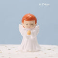 Mini Angel Cake Topper Romantic Garland Happy Birthday Children Ornaments Birthday Baby Shower Party Cake Wedding Decoration Oasis Select boy
