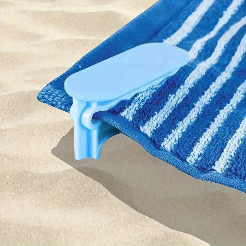 Outdoor Beach Towel Holder Beach Mat Holder Towel Holder Plastic Outdoor Picnic Mat Holder Windproof Tent Holder Camping Tools Oasis Select