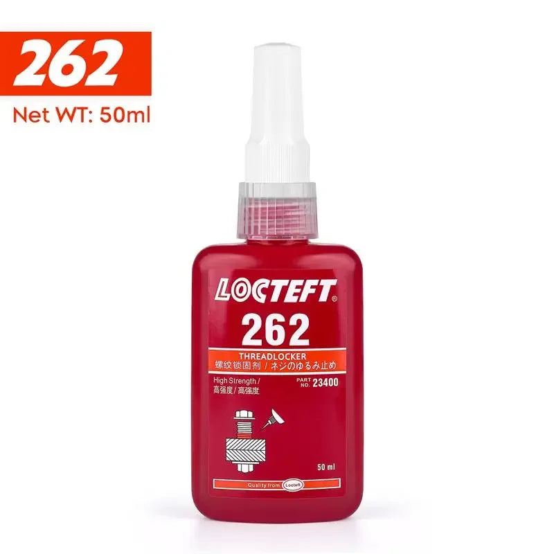 1pc 50ml Threadlocker Screw Glue Quickly Cured Thread Locking Agent Anaerobic Adhesive Corrosion-Resistant Anti-Loosening Glue Oasis Select 262