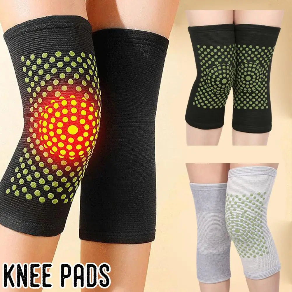 1Pair Self Heating Knee Braces Sleeve Tourmaline Knee Support Far Infrared Keep Warm Knee Pads Leg Knee Warmer Oasis Select