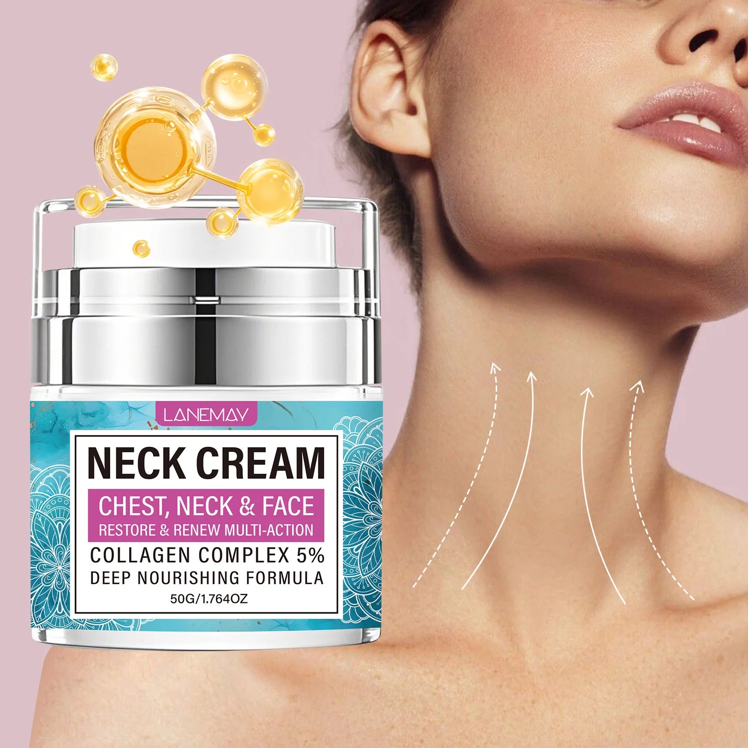 Lanemay Collagen Neck Cream – Firm, Lift & Smooth 50g