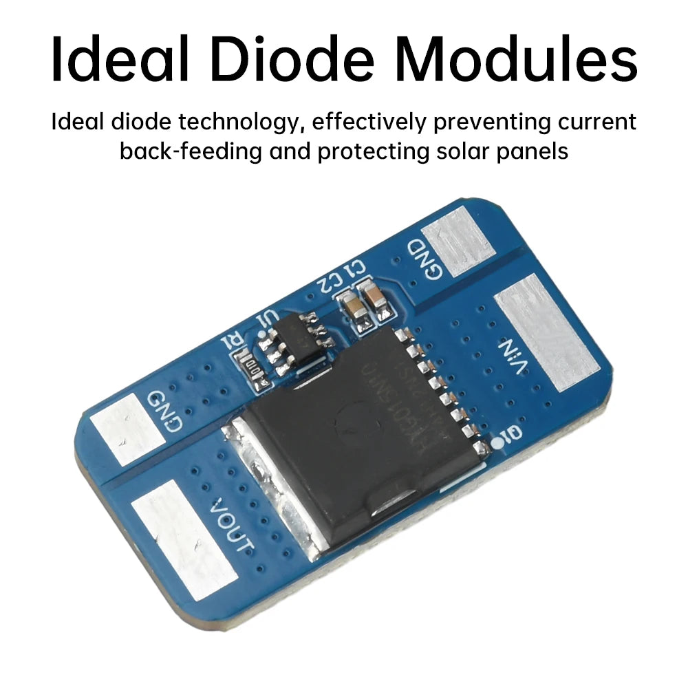 5-30V 10A Ideal Diode Module Wide Voltage Input Anti Reverse Irrigation Battery Anti Backflow Protection LM74700 Oasis Select