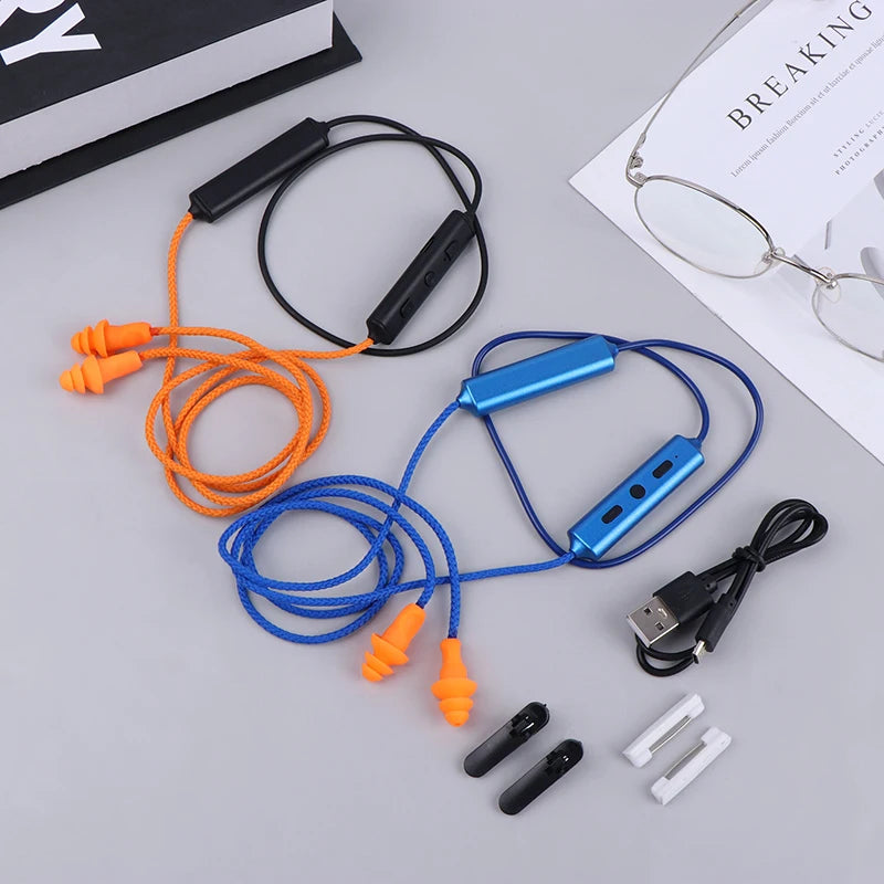 Imitation Labor Protection Ear Plugs Wired Bluetooth Headset For Work Noise Suppression Hearing Protection Oasis Select