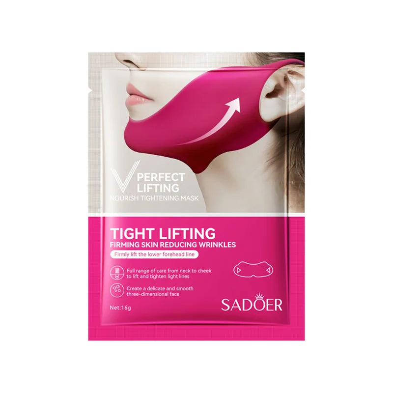 V-Shape Firming Face-lift Slimming Mask Removal Masseter Muscle Double Chin Face Fat Burning Anti-aging Beauty Products New Oasis Select 1pc