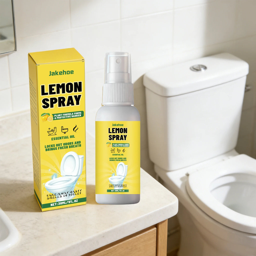 Lemon Toilet Spray for Deodorizing Descaling Remove Stains Fragrant and Refreshing Scent Toilet Deodorization Spray Oasis Select
