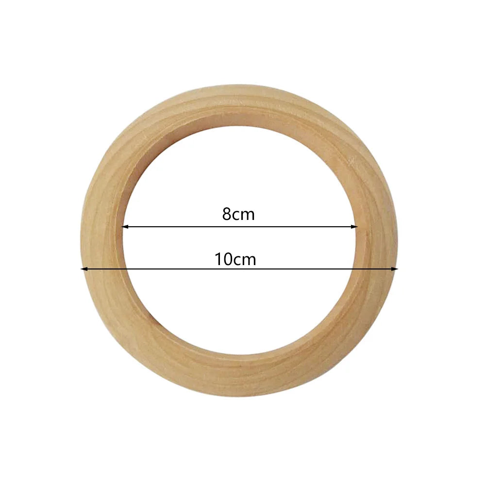 Unfinished Wooden Rings for DIY Crafts & Jewelry Making Wood Craft Rings Oasis Select 10x1cm