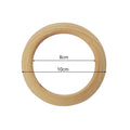 Unfinished Wooden Rings for DIY Crafts & Jewelry Making Wood Craft Rings Oasis Select 10x1cm
