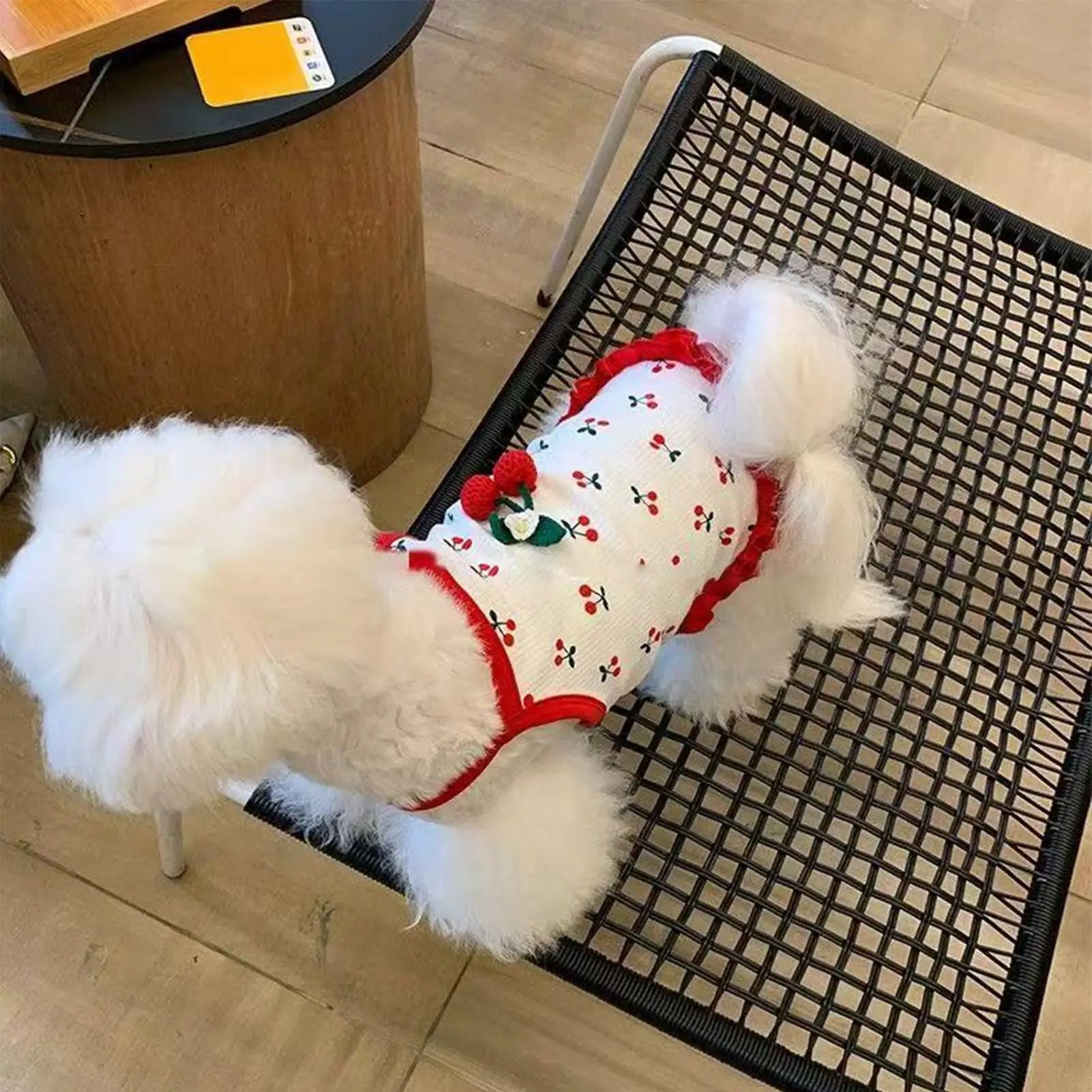 pet Vest Cat Clothing Cute Dog Clothing for Small Dog Cherry Dog Vest Summer Breathable Vest Breathable Soft Pet Clothes Oasis Select S