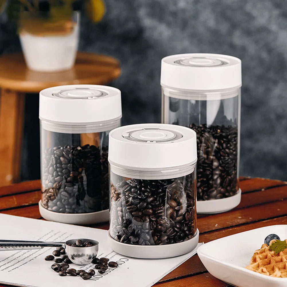 Automatic Vacuum Seal Glass Jar – Coffee, Tea & Food Storage