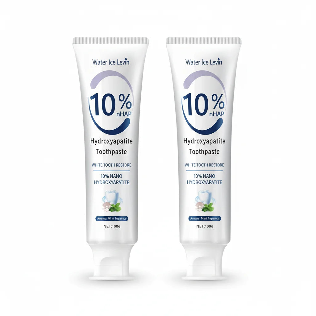 10% Nano Hydroxyapatite Toothpaste Restores White Teeth. Protects Gums. Deep Cleans. Brightens Smile. 100g Fresh Mint. Oasis Select 2Pcs
