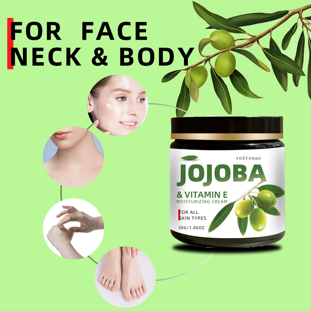 Veérenae Jojoba & Vitamin E Face Cream – All Skin Types
